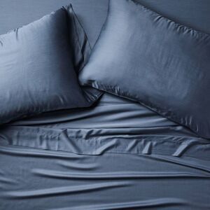 Full 400 Thread Count Rayon from Bamboo Sheet Set Dark Mineral Blue - Casaluna